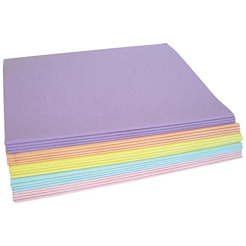 Авидити Премиум ткиво хартија за подароци, разновидни пастелни бои, 20 x 30, рефус пакет, совршен за обвивка за подароци, празници,