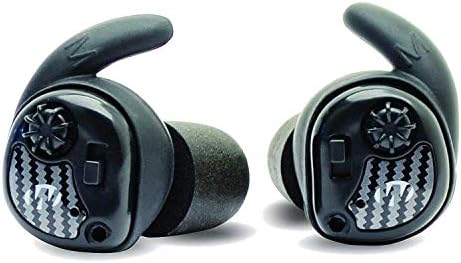 Walker's Silencer Wireless NRR25DB Електронски супресирање на звукот за заштита на слухот за слушање на ушите за пукање, лов, опсег