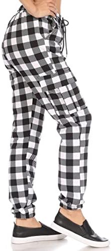 Shosho женски карго џогери панталони меки џемпери со карго џебови