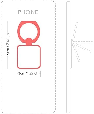 Mapвездите на мапата ленти со знамето на знамето Алака САД квадратни мобилни телефони прстен држач за држач за заграда Универзален подарок