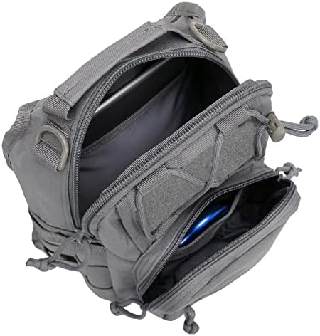 Bomturn Тактички ранец-1000d Водоотпорен воен ранец/ласерски кеси/CCW кеси за прашка тактичка торба за рамо на рамената