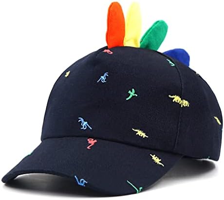 Бејзбол капа на Дуереј Дете за бејзбол капа за бебиња Сонце капа, извезена мала диносаурусна шема Деца момчиња девојчиња возраст