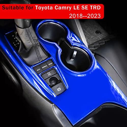 BoxCheer за 2018-2023 година Toyota Camry Le Se Trd Center Console Gear Shift Paner Paner Crapt Trim Automatic Enteria Many Enterior Addays