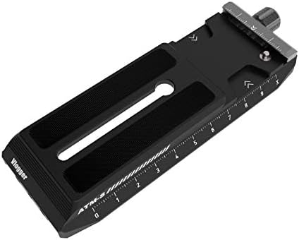 Плоча за монтирање на брзо ослободување на Andycine со дупки од 1/4inch Thread 38mm Универзален ARCA Groove компатибилен за DJI RS