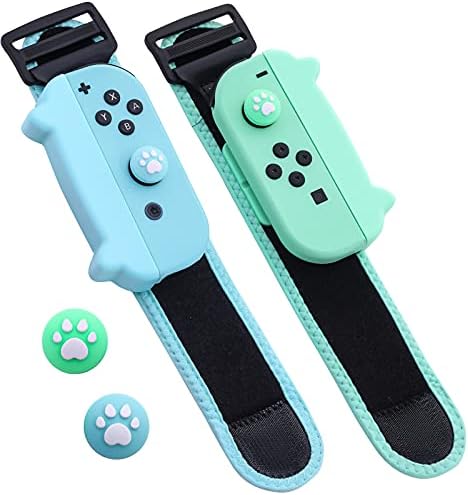 Преклопни ленти за зглобови, лента за зглоб за Switch само танц 2023 2022, животно преминување на Nintendo Switch додатоци