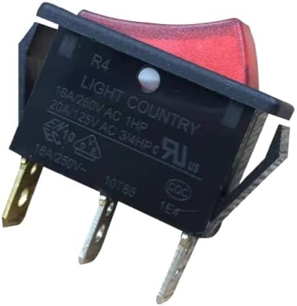 Рокер прекинувач осветлен на електрични камини FMI DESA 120927-24 120 волти
