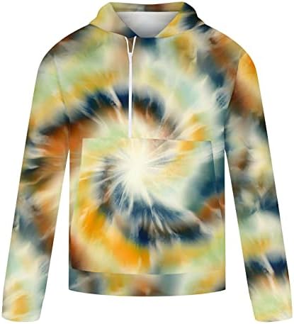 Менс стилски худи кул ладен дизајн графички печати џемпер пуловер со долг ракав, обичен рок рап врвови спортски дуксери