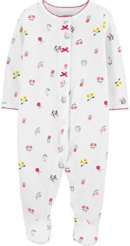 Carters Floral Snap-up Pointelle Sleep & Play 3 месеци