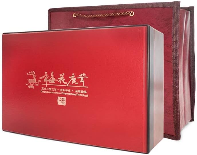 Северо-источен специјалитет елен Антлер парчиња кутија за подароци за подароци Едно од трите богатства на северо-источна Кина