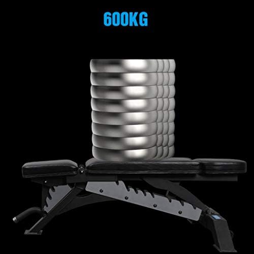 Zyx KFXL Вежба за клупи за тежина, мултифункционална столица за глувци, оптоварување со 300 кг, прилагодливи, користени за професионална