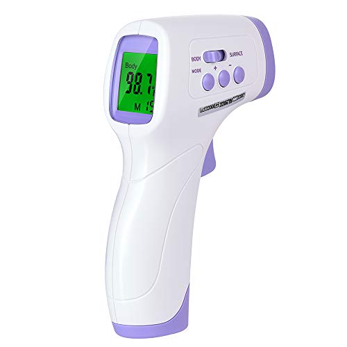 Дигитален Инфрацрвен Термометар за Возрасни И Деца Бебиња Термометар На Челото Без Допир Базален Термометар Без Допир Треска Термометри