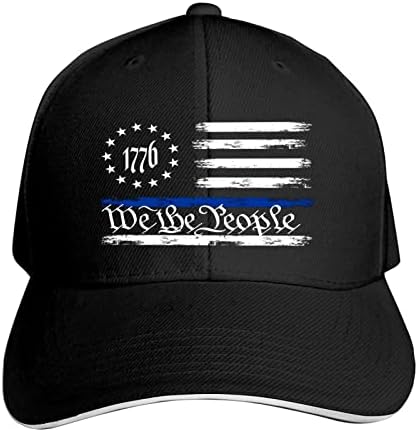 Народот 1776 гроздобер САД знаме Бејзбол капа прилагодлив сендвич капа тато капа