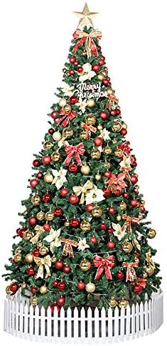 ТОПИЛ 9.8 СТАПКИ Еко-Пријателски Вештачки Елка Премиум Смрека Шарки Божиќното Дрво Празник Украси За Затворен Лесно Собранието Метал