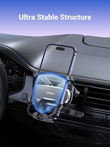 Ugreen Car Vent телефон монтирање на држачот за мобилни телефони за мобилен телефон, компатибилен за iPhone 13 12 11 Pro Max SE XR