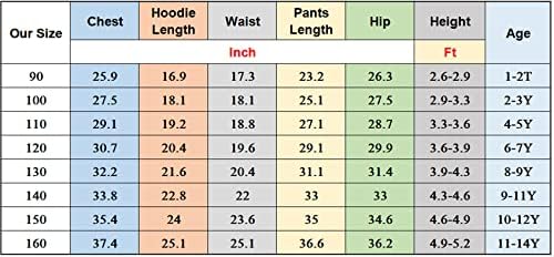 Ateecp Boy Benzema Pullover Pocket Hoodie and Jogger Pants Kid 2 PCS Fleece Graphic Outfit Tranksuit Set