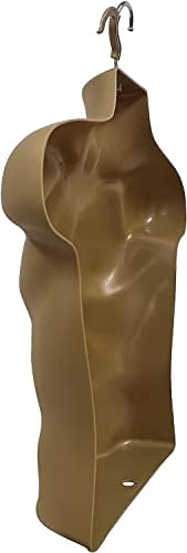 Displaytown бронзено машко + сиво машко вбризгување форми за инјектирање половина заоблена форма на телото на половината на