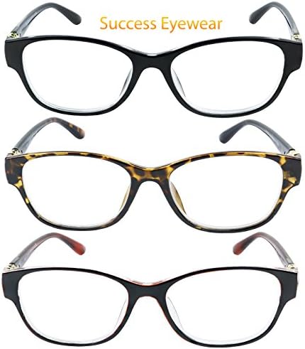 Успех Очила За Читање Очила 3 Поставете Читатели За Квалитет На Вредност Моден кристален дизајн Очила За читање жени +1