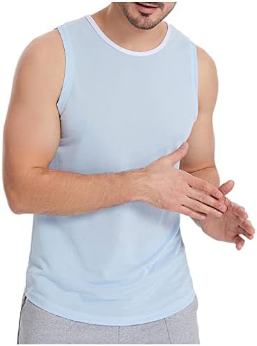 Машки кошули на Нарббг Брз сув спортски резервоар врвови пливање на чешла за ракави за ракави за вежбање на атлетски резервоар за атлетски