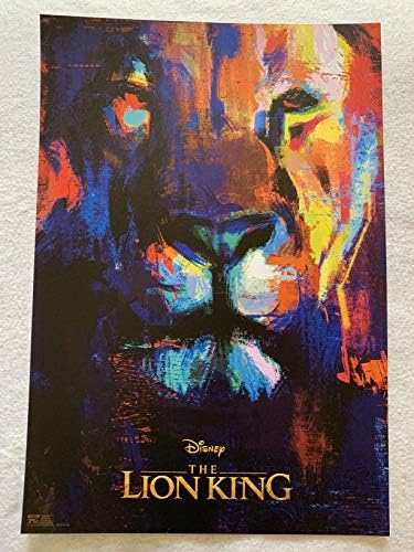 Дизни лав Кинг 13 X19 Оригинален промо филм Постер Специјална верзија 2019 Бијонсе Доналд Гловер