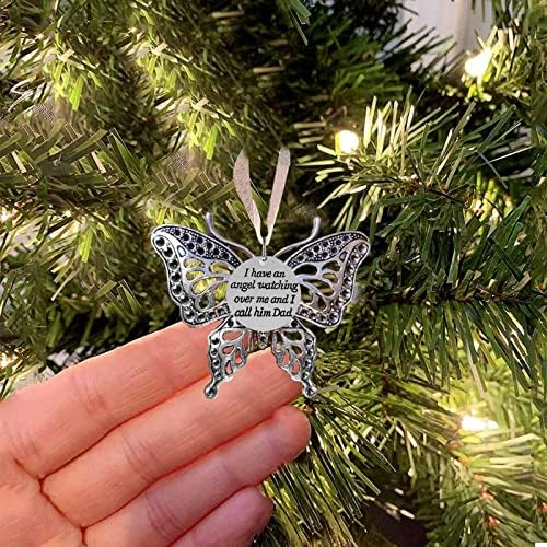 Божиќна приврзова пеперутка Персонализирана семејна декорација Декорација на новогодишна елка креативни подароци за одбележување на loveубовта