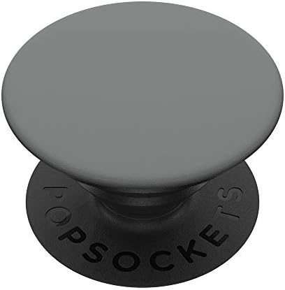 Неутрална сива - цврста боја - PopSockets PopGrip: Заменлива зафат за телефони и таблети