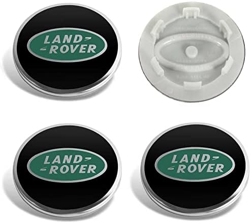 4 парчиња погодни за капаци на центарот на тркалото на Land Rover, капаци на центри за центар од 63мм центар