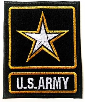 Костим за рангирање на starвездите на американската армија воена воена во САД лого велосипедист возач моторцикл Апликација везена шива на