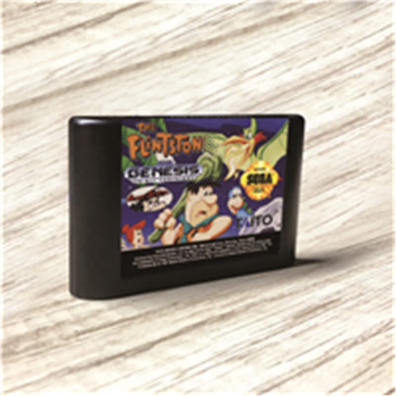 Играта Flintstoned - USA Label FlashKit MD Electrales Gold PCB картичка за конзола за видео игри Mega Genesis Megadrive Megadrive