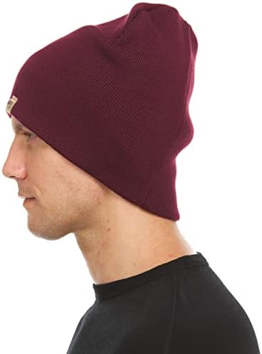мерино волна експедиција плетена beanie - зимска капа со тешка категорија