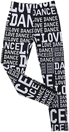 Буквите За Вратоврска На Девојките Лолода Печатат Активни Хеланки Атлетски Танц Тренингот Трчање Јога Панталони Активна Облека