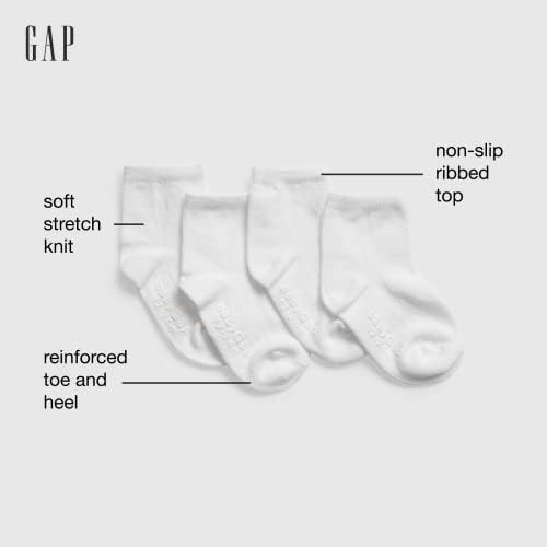 GAP Unisex Baby 3-пакувачки четвртина екипаж чорапи