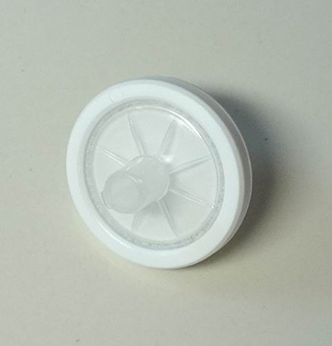 Пакување од 20 Филтри За Шприц за Еднократна Употреба, тефлонски, 0,45 €m, 25mm, 2,5 cm, HPLC