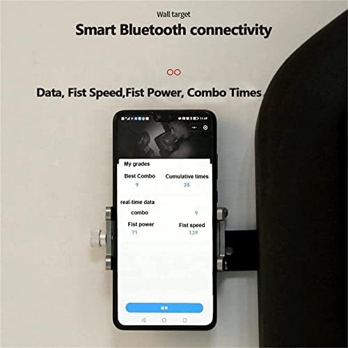 1 сет wallид -Monted Bluetooth LED светлосна музика во боксот Електронски боксерски вежби wallид цел USB полнење за деца и возрасни боксерски