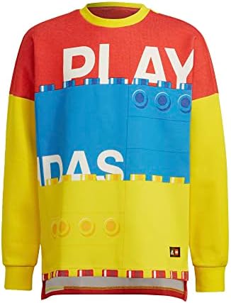Адидас x Класичен џемпер на екипажот на лего -екипажот деца