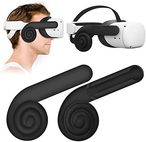 ESIMEN SILICONE EAR MUFFS FOR OCULUS QUEST 2 VR слушалки, колекционер на звук на слушалки за Окулус потрага 2 Намалување на бучавата во Вител,