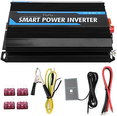 Инвертер за напојување со инвертер, 2000W 12V до 220V чист синусен бран напон на напон на напон на напон, автоматски додаток