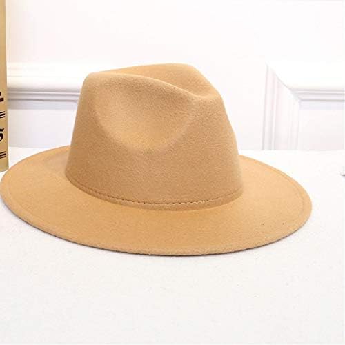 Outback Crushable Bream Wool Wodlyенска широка капа на Панама капа Бејзбол Капс тато капа на жени
