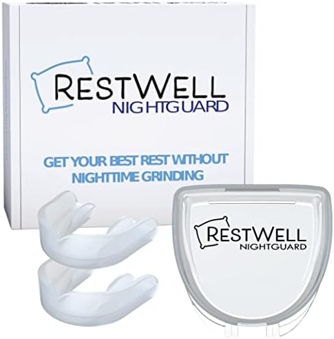Restwell Kids Dental Nightguard за заби мелење и олеснување на стегнување, ноќно чувар, заштитник на заби против мелење