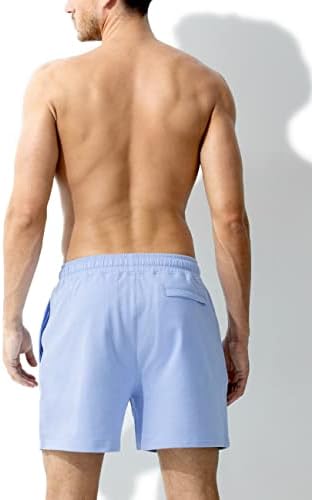Шорцеви за вежбање на Арјен Кроос со џебови од патенти 5 инчи Атлетски салата памучни шорцеви