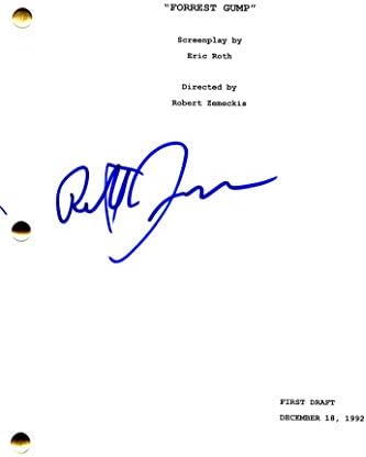Роберт Земекис потпиша автограм - Сценариото на Форст Гумп - Том Хенкс, Гери Синиз, назад кон иднината, 2, фрли, лет, прошетка