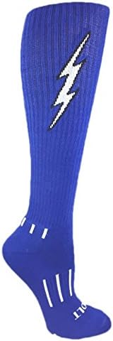 Мокси чорапи со 4 пакувања млади светли бои луди завртки на коленото високи фудбалски чорапи