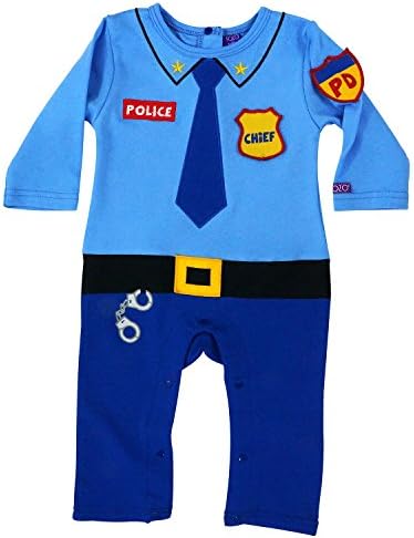 Полициска полиција со новородени полициски унисекс-бебе