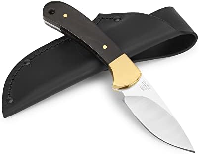 Бак ножеви 113 Ranger Skinner Фиксна нож за лов на сечилото 3 1/8 Skinner Blade, оригинална рачка од абонија