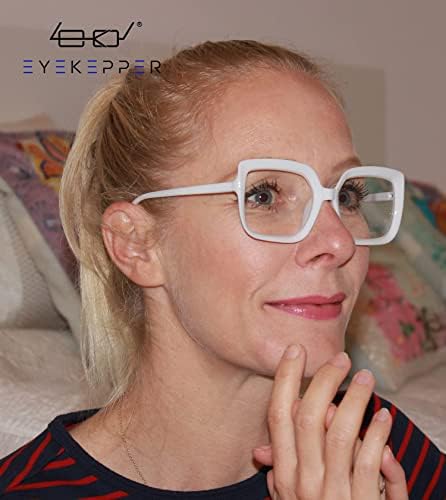 Очила за читање на очи за жени со голема рамка за очила за очила за очила ，+2,25