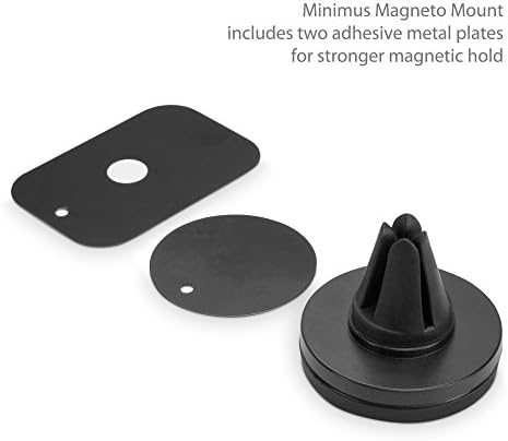 Boxwave Car Mount компатибилен со Xiaomi Redmi K40 Pro+ - Minimus Magnetomount, магнетски монтирање на автомобили, држач за магнетни автомобили