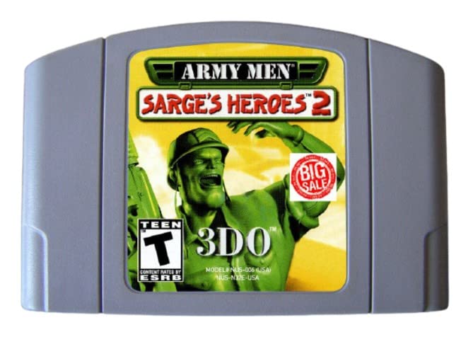 Ретро игра 64 битни игри Армиски мажи Сарџ Херои 2 САД верзија