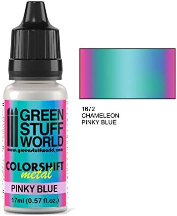 Светот на зелени работи - Камелеон метална боја розова сина боја 1672 за модели и минијатури