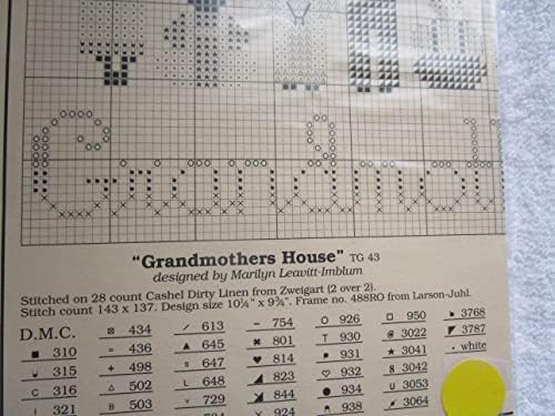 Куќата на баби сметаше табела за вкрстени бод