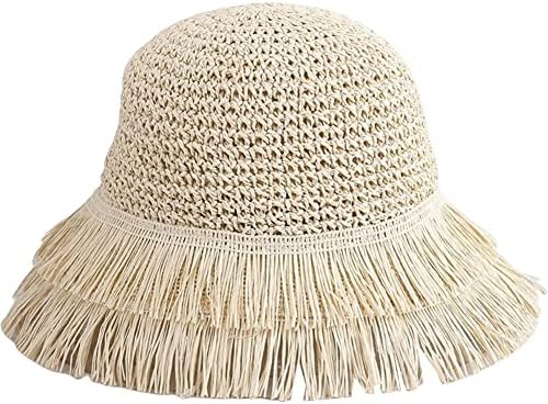 Женска капа капа од слама корпа капа за риболов риболов капа од слама плажа капа wtih торба за спојката што може да се преклопи капа
