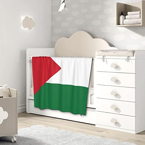 Палестинско знаме бебе ќебе 30 x 40 во ултра меко дете ватенка за новороденчиња ќебе за деца постелнини